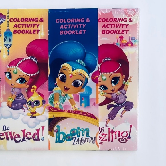 Shimmer & Shine 3-pk coloring booklets set - Picture 2 of 5